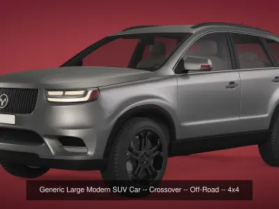 Generic SUV - Car 3D Model Pack