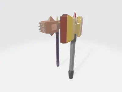 Melee for war free Free low-poly 3D model