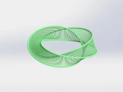 mobius bracelet 3D model