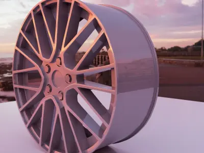 Car wheels 3D model