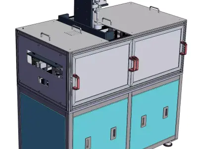 Contact switch automatic assembly line 3D model