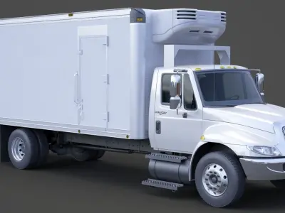 International DuraStar 2002 3D model