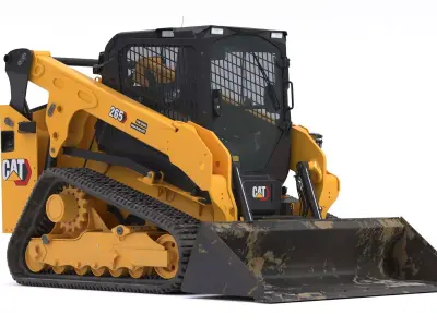 CAT Compact Track Loader 265 Dirty 3D model