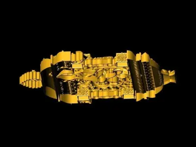 LAXMI PENDENT ANTIQUE  3D print model