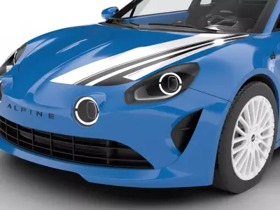 Alpine A110 San Remo 73 2023 3d model 3D model