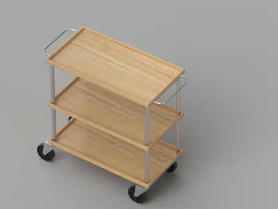 Service Trolley 3D model purchase