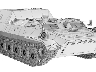 Ukrainian military vehicle collection 3D model