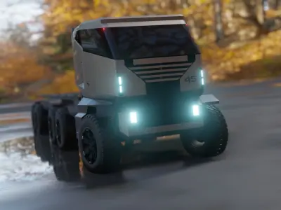 Concept Truck ST design 2022 3D model
