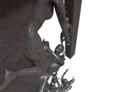 Cursed Souls Sword 3D model