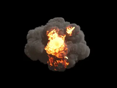 Muzzle Flash 3D model