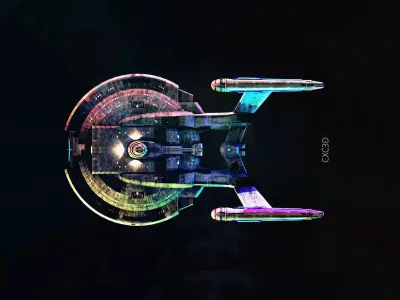 Star Trek Ship 3D model