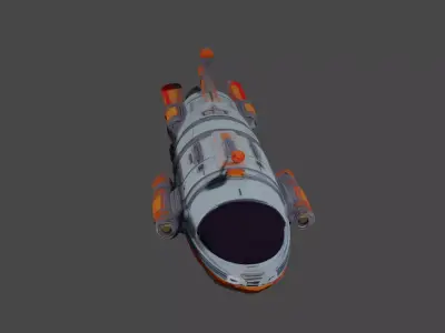 Starlight Phantom  Intergalactic Stealth Cruiser 3D model