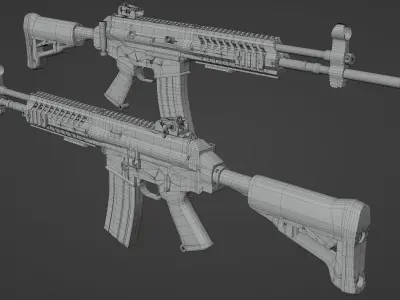 SNT Motiv K2C1 Low-poly 3D model