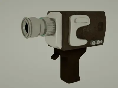 8 millimeter movie camera 3D model