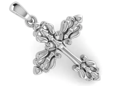 CROSS PENDANT CR173 3D print model