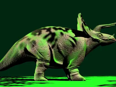 Triceratops model dinosaur 3D model