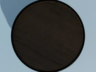 Barrel wooden Low-poly 3D model order