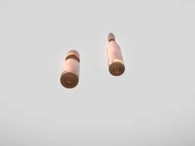 Bullets Low Poly PBR - bullet - bullet - bullet - bullet - bu... Low-poly 3D model