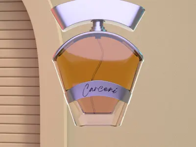 Luxury Perfume Product Rendering Setup 3D model