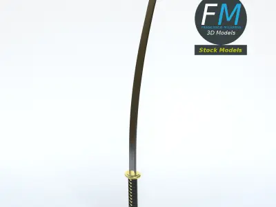 Katana sword 3D model