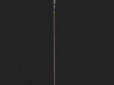 Realistic Medieval Flails Low-poly 3D model