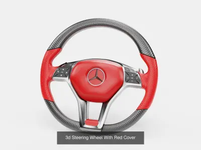 Steering Wheel Collection 3D Model Pack