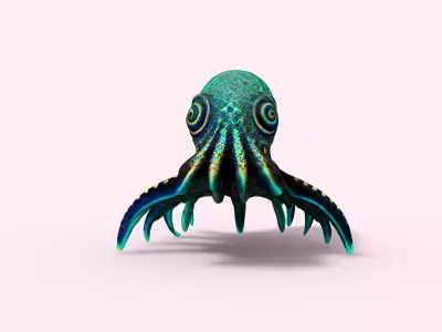 Octopus 3D model get