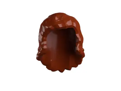Custom3Dprint Minifigure Accessory - Minifigure Hair S2 - 117 3D print model