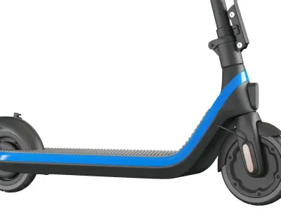 Segway Ninebot C2 PRO E Black Blue 3D model