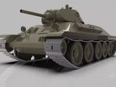 Tank 1 3D model purchase