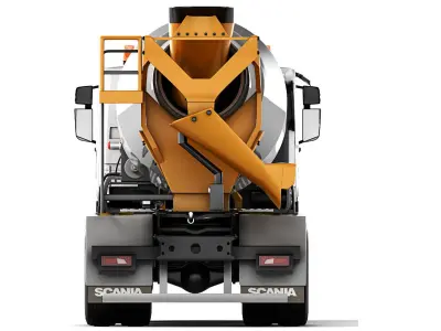 Truck  G500 XT 8x4 concrete mixer 2022 3D model