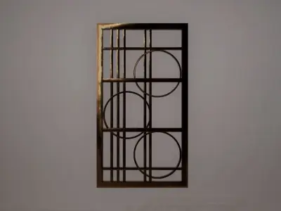 Bronze Wall Decoration Free low-poly 3D model