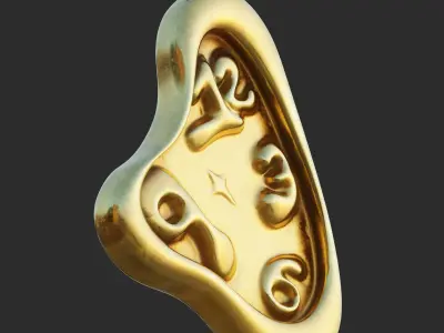 Salvador Dali Clock Pendant  3D print model