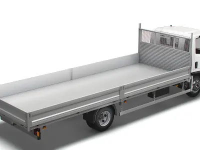 Isuzu NPR Rigid body truck 2021 3D model