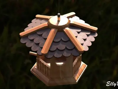 Bird Feeder 3D model buy