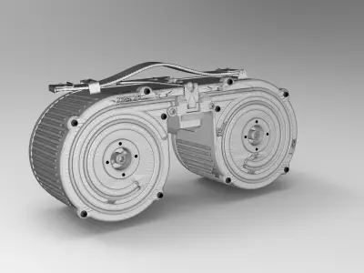 MG15 Saddle magazine 3D model