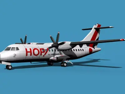 ATR-42-320 Hop 3D model