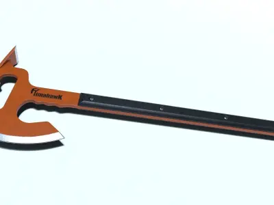 Tima Hawk-Tactical-Axe Low-poly 3D model