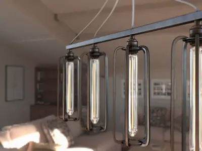 Farriers Cage Five Bar Long 3D model