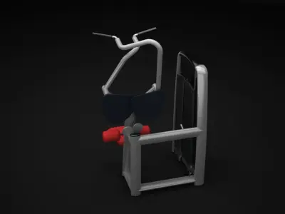 Chest Press Machine 3D model