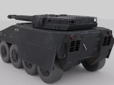 Imperator Bavarium from Just Cause 3 Low-poly 3D model