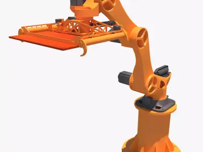 brazo robotico 3D model