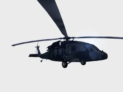 Black-Hawk Chopper 3D model
