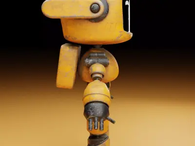 Yellov duty Robot  3D model