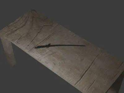 Katana Free low-poly 3D model purchase