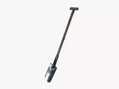 Shovel 3D model 6