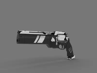 ASE OF SPADES HAND CANNON 3D model