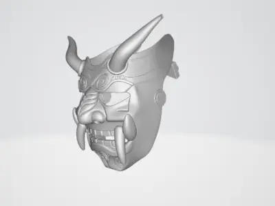 Samuari Mask 6 3D model