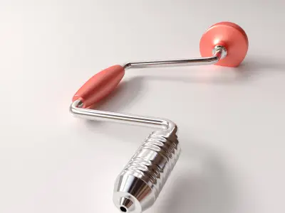 Manual Hand Drill 3D model