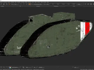 Tank Mark IV 3D model